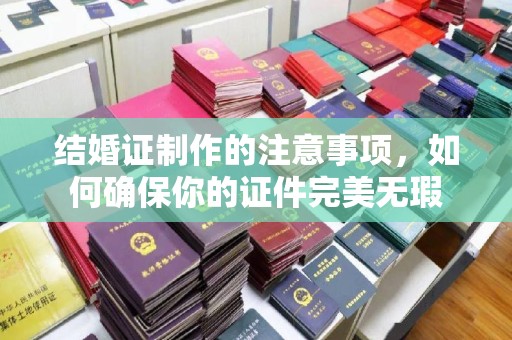 瑞昌结婚证制作的注意事项，如何确保你的证件完美无瑕